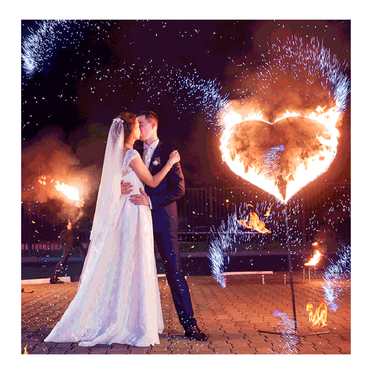 Организация пиротехнического шоу на свадьбу  Фокино Приморский край | fokinoprimorskij.salutsklad.ru