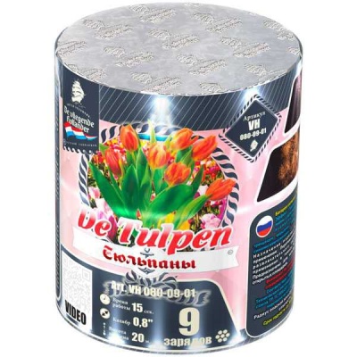 Тюльпаны Батарея салютов купить в Фокино Приморский края | fokinoprimorskij.salutsklad.ru